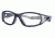 F8 VELOCITY Protective Eyewear Satin Navy BlueFrame,Clear Silver Flash Lens, Unisex VELOCISHNB6010140CSF