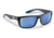 Flying Fisherman 7879BSB Streamer Polarized Sunglasses, Black Frame Smoke-Blue Mirror Lens, 7879BSB