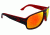 Gatorz El2bkr13mBkr Ely2 Black Red Red Sunburst Lens Sunglasses