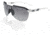 Gatorz Elyflight Sunglasses, Grey Fade Lens, Black-White Frame ELFBWH01F