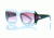 Gatorz Emibwh19fBwh Emilia Black White Frame Merlot Fade Lens Sunglasses