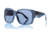 Gatorz Lorbwh01Bwh Lorita Black White Polka Dot Frame Grey Fade Lens Sunglasses