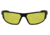 Gatorz Magnum 2.0 Sunglasses, Blackout Frame, Yellow Lens, MAG2BLK04MBP