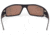 Gatorz Magnum Sunglasses, Asian Fit, Black Frame, Sunburst Polarized Lens, AF-MAGBLK13P