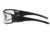 Gatorz Magnum Sunglasses, Asian Fit, Black Frame, Clear, Non Polar Lens, Matte Black Plug Af-M, AF-MAGBLK06MBP