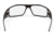 Gatorz Magnum Sunglasses, Asian Fit, Black Frame, Clear, Non Polar Lens, Matte Black Plug Af-M, AF-MAGBLK06MBP