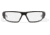 Gatorz Magnum Sunglasses, Asian Fit, Black Frame, Clear, Non Polar Lens, Matte Black Plug Af-M, AF-MAGBLK06MBP