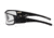 Gatorz Magnum Sunglasses, Milspec Ballistic, Asian Fit, Z87.1, Black Frame, Clear w/ Anti-Fog Lens, AF-MAGZBLK06AMIL