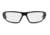 Gatorz Magnum Sunglasses, Milspec Ballistic, Asian Fit, Z87.1, Black Frame, Clear w/ Anti-Fog Lens, AF-MAGZBLK06AMIL