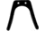 Gatorz Nocepiece Replacement Set, Black, Long, GZNPBLK-LG