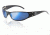 Gatorz Radiator Sunglasses, Black Frame, Blue Chrome Lens RADBLK08C
