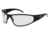 Gatorz Wraptor Sunglasses, Black Frame, Clear Lens WRABLK06