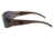 Gatorz Wraptor Sunglasses, Copper Blackout Frame, Smoked Polarized Lens, WRACOP01PMBP