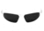Gatorz Wraptor Sunglasses, Polished Frame, Grey Polarized Lens WRAPOL01P