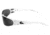 Gatorz Wraptor Sunglasses, Polished Frame, Grey Polarized Lens WRAPOL01P