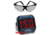 2-PC Tennis Fan Gift Package - SpeedTrac Radar Gun Hands-Free Speed Gun, Bolle Parole Sunglasses with Interchangeable Lenses
