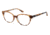 Glamour Editor's Pick 1016 Progressive Prescription Eyeglasses - Frame SAND TORTOISE, Size 52/17mm GL101601