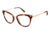 Glamour Editor's Pick GL1018 Progressive Prescription Eyeglasses - Frame Tortoise / Gold, Size 50/18mm GL101802