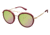 Glamour Editor's Pick GL2012 Sunglasses - Frame Berry/Lt Gold, Lens Color Soft Pink Flash, Size 51/20mm GL201202