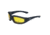 Global Vision Kickback Shooting Glasses, Black Frame w/EVA Padding Yellow Lens 4002632