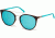 Guess GU3021 Sunglasses - Dark Havana Frame Color, Smoke Mirror Lens Color