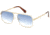 Guess GU6939 Sunglasses - Gold Frame Color, Gradient Blue Lens Color