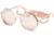 Guess GU7609 Sunglasses - Shiny Rose Gold Frame Color, Gradient Bordeaux Lens Color