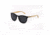Hang Ten Gold The Dandy Sunglasses, Shiny Black/Grey Lens 4002424