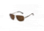 Hang Ten Gold The Hamilton Sunglasses, Matte Silver/Brown Lens 4002437