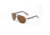 Hang Ten Gold The VHS Sunglasses, Shiny Silver/Brown Lens 4002413