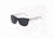 Hang Ten Gold The Wavefarer3 Sunglasses, Shiny Blue, White/Smoke Lens 4002398