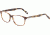 JOOP! 81140 Single Vision Prescription Eyeglasses, Brown Havana Frame, 81140-4186SV