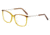 Joop! 81168 Progressive Prescription Eyeglasses, Dark Brown/Yellow Frame, 81168-4405PR