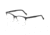 Joop! 82039 Progressive Prescription Eyeglasses, Black Matte/Silver Frame, 82039-8840PR