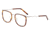 Joop! 83227 Progressive Prescription Eyeglasses, Brown Havana/Silver Frame, 83227-6311PR