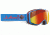 JULBO Aerospace Ski Goggles,Blue/Red,Snow Tiger Lenses w/Multilayer Fire Flash, Large 74073125