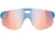 Julbo Aerospeed Sunglasses Cyan Blue/Blue Frame with zebra light RED Lenses, J5023412