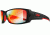 Julbo Armor Sunglasses with Zebra Light Lenses, Matte Black/Red, Large J4923314