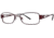 LAmy Adrienne Progressive Prescription Eyeglasses - Frame Burgundy/Red, Size 52/17mm LYADRIENNE02