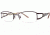 LAmy Brigitte Single Vision Prescription Eyeglasses - Frame Brown/Green, Size 53/18mm LYBRIGITTE01