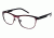 LAmy Charlotte Progressive Prescription Eyeglasses - Frame Matte Burgundy/Black, Size 53/16mm LYCHARLOTTE01