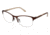LAmy Lydie Bifocal Prescription Eyeglasses - Frame MATTE BROWN, Size 50/16mm LYLYDIE02