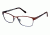 LAmy Monique Single Vision Prescription Eyeglasses - Frame BROWN/ BLUE, Size 51/16mm LYMONIQUE02