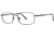 LAmy Port 413 Single Vision Prescription Eyeglasses - Frame Brown/Gold, Size 54/17mm LYPORT41302