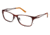 LAmy Valerie Progressive Prescription Eyeglasses - Frame MATTE BROWN, Size 53/19mm LYVALERIE02