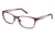 LAmy Valerie Progressive Prescription Eyeglasses - Frame MATTE PURPLE, Size 53/19mm LYVALERIE03