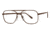 LAmy Westport Progressive Prescription Eyeglasses - Frame Brown, Size 59/17mm LYWST0F311-597U01