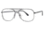 LAmy Westport Progressive Prescription Eyeglasses - Frame Gunmetal, Size 57/15mm LYWST0F264-555U01