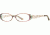 Laura Ashley Evelyn SELA EVEL00 Single Vision Prescription Eyeglasses - Honey SELA EVEL005240 BN