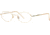 Laura Ashley Petula SELA PETU00 Progressive Prescription Eyeglasses - Gold Freesia SELA PETU005335 GO